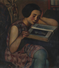 Bambina che legge (Little girl reading). Creator: Marussig, Pietro (1879-1937).