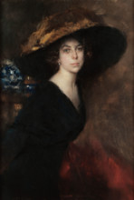Portrait of a woman, 1912. Creator: Alciati, Antonio Ambrogio (1878-1929).