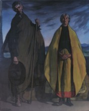 Francisco and his wife, 1909. Creator: Zuloaga y Zabaleto, Ignacio (1870-1945).
