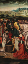 The Martyrdom of Saint Adrian, c1530. Creator: Lombard, Lambert (1505-1566).