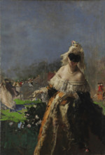 Invito alla danza (Invitation to the Dance), 1867-1869. Creator: Bianchi, Mosè (1840-1904).