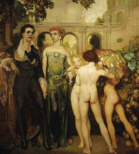 Epitalamio o Las bodas del príncipe Néstor (Epithalamium or The Marriage of Prince Néstor), 1909. Creator: Néstor, (Néstor Martín-Fernández de la Torre) (1887-1938).