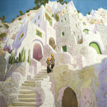 Visiones de Gran Canaria , 1928-1934. Creator: Néstor, (Néstor Martín-Fernández de la Torre) (1887-1938).