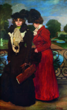 Parisians (In Saint-Cloud), 1900. Creator: Zuloaga y Zabaleto, Ignacio (1870-1945).