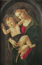Virgin and Child in a Niche, 1477. Creator: Botticelli, Sandro (1445-1510).