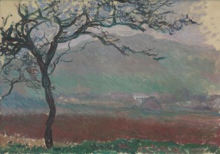 Landscape in Giverny, 1887. Creator: Monet, Claude (1840-1926).