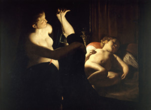 Cupid and Psyche, 1638-1640. Creator: Bigot, Trophime (1597-1650).
