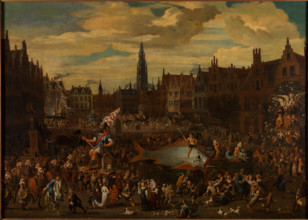 The Antwerp Ommegang, 17th century. Creator: Anonymous.