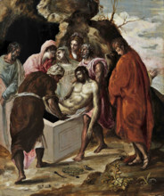 The Entombment of Christ, c1570. Creator: El Greco, Dominico (1541-1614).