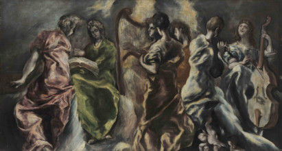 The Concert of the Angels, ca. 1608-1614. Creator: El Greco, Dominico (1541-1614).