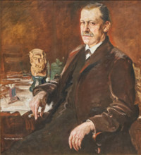 Portrait of Sigmund Freud, 1909. Creator: Oppenheimer, Max (1885-1954).