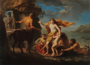 Thetis Gives Achilles in Charge of Chiron, 1759-1760. Creator: Batoni, Pompeo Girolamo (1708-1787).