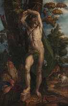 The Martyrdom of Saint Sebastian, 1575. Creator: Campi, Antonio (c. 1522-1587).