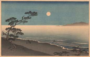 Suma Beach in Moonlight, c1930. Creator: Yoshimune, Utagawa II (1863-1941).