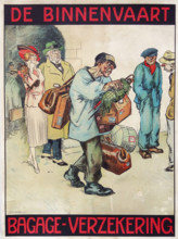 De Binnenlandse Vaart Risico Sociëteit, c1920. Creator: Sluiter, Jan Willem (1873-1949).