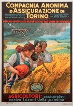 Toro Assicurazioni , 1934. Creator: Ballerio, Osvaldo (1870-1942).