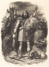 Vercingétorix, 1829. Creator: Delacroix, Eugène (1798-1863).