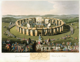 Grand Conventional Festival of the Britons, 1815. Creator: Havell, Robert I (1769-1832).
