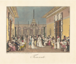 Frascati (Café Frascati, Paris), 1807. Creator: Debucourt, Philibert-Louis (1755-1832).