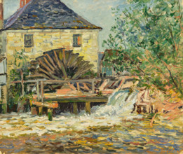 La roue du moulin (The mill wheel), 1918. Creator: Maufra, Maxime (1861-1918).