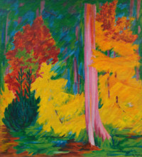 Autumn in the forest, 1920-1924. Creator: Bauknecht, Philipp (1884-1933).
