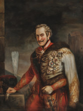 Portrait of Prince Ferdinand Georg August of Saxe-Coburg and Gotha (1785-1851), 1st half of 19th cen Creator: Götzel-Sepolina, Josephine (1800-1882).