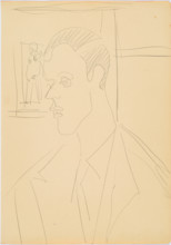 Portrait of Dr Max Huggeler, 1932-1934. Creator: Kirchner, Ernst Ludwig (1880-1938).