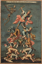 Machina del mondo, um 1700. Creator: Mitelli, Giuseppe Maria, (Follower)  .