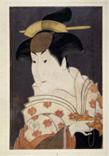 The Actor Iwai Hanshiro IV as Shigenoi, 1794. Creator: Sharaku, Toshusai (active 1794-1795).