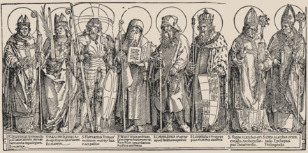 The Patron Saints of Austria, c1515. Creator: Dürer, Albrecht (1471-1528).
