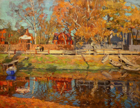 The Chyornaya Rechka (Black River), 1914. Creator: Lakhovsky, Arnold Borisovich (1880-1937).