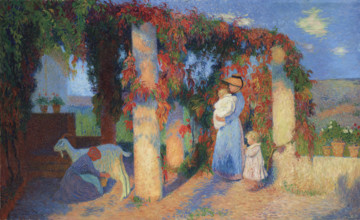 La pergola à Marquayrol, c1900-1910. Creator: Martin, Henri (1860-1943).