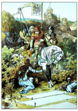 Illustration for "The Three Sisters" by Brothers Grimm, c1899. Creator: Zick, Alexander (1845-1907).