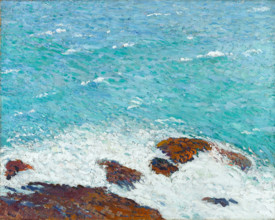 Sea and rocks. Creator: Martin, Henri (1860-1943).