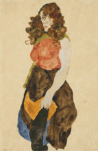 Prostitute (Dirne), 1912. Creator: Schiele, Egon (1890-1918).