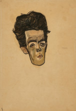 Self-portrait, 1910. Creator: Schiele, Egon (1890-1918).