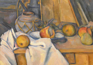 Fruits et pot de gingembre, 1890-1893. Creator: Cézanne, Paul (1839-1906).