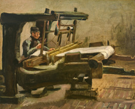 Weaver Facing Right, 1884. Creator: Gogh, Vincent, van (1853-1890).