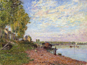 Le Loing à Saint-Mammès, 1883. Creator: Sisley, Alfred (1839-1899).