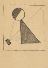 Protomagnetic Construction, c1916. Creator: Malevich, Kasimir Severinovich (1878-1935).