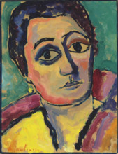 Helene with open eyes, 1912. Creator: Javlensky, Alexei, von (1864-1941).
