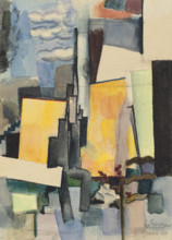 The Garden, 1920. Creator: La Fresnaye, Roger de (1885-1925).