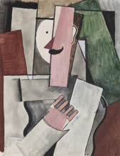 Soldier With A Mustache, 1918. Creator: La Fresnaye, Roger de (1885-1925).