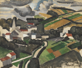 Le Tournant, Meulan, 1912. Creator: La Fresnaye, Roger de (1885-1925).