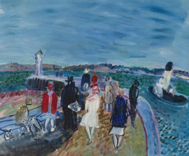 The pier at Honfleur, c1928-1930. Creator: Dufy, Raoul (1877-1953).