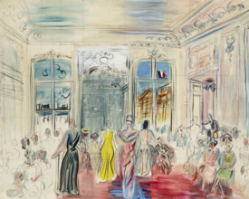 Schiaparelli Presentation, c1935. Creator: Dufy, Raoul (1877-1953).