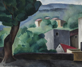 Paysage de Céret, 1913. Creator: Kisling, Moïse (1891-1953).