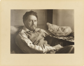 Ezra Pound, 1939. Creator: Genthe, Arnold (1869-1942).