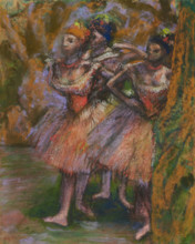 Three Dancers (Trois danseuses), c1904-1906. Creator: Degas, Edgar (1834-1917).