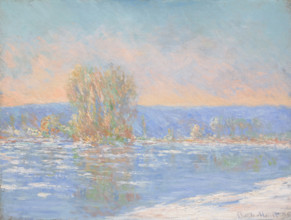 Ice drift, Bennecourt , 1893. Creator: Monet, Claude (1840-1926).